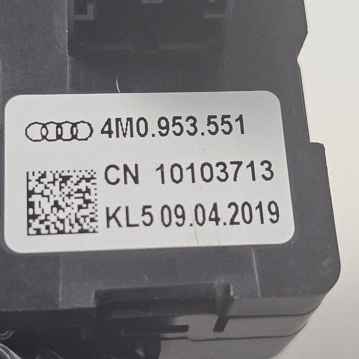 2016-2025 Audi A8 Quattro Steering Column Control Switch 4M0953551