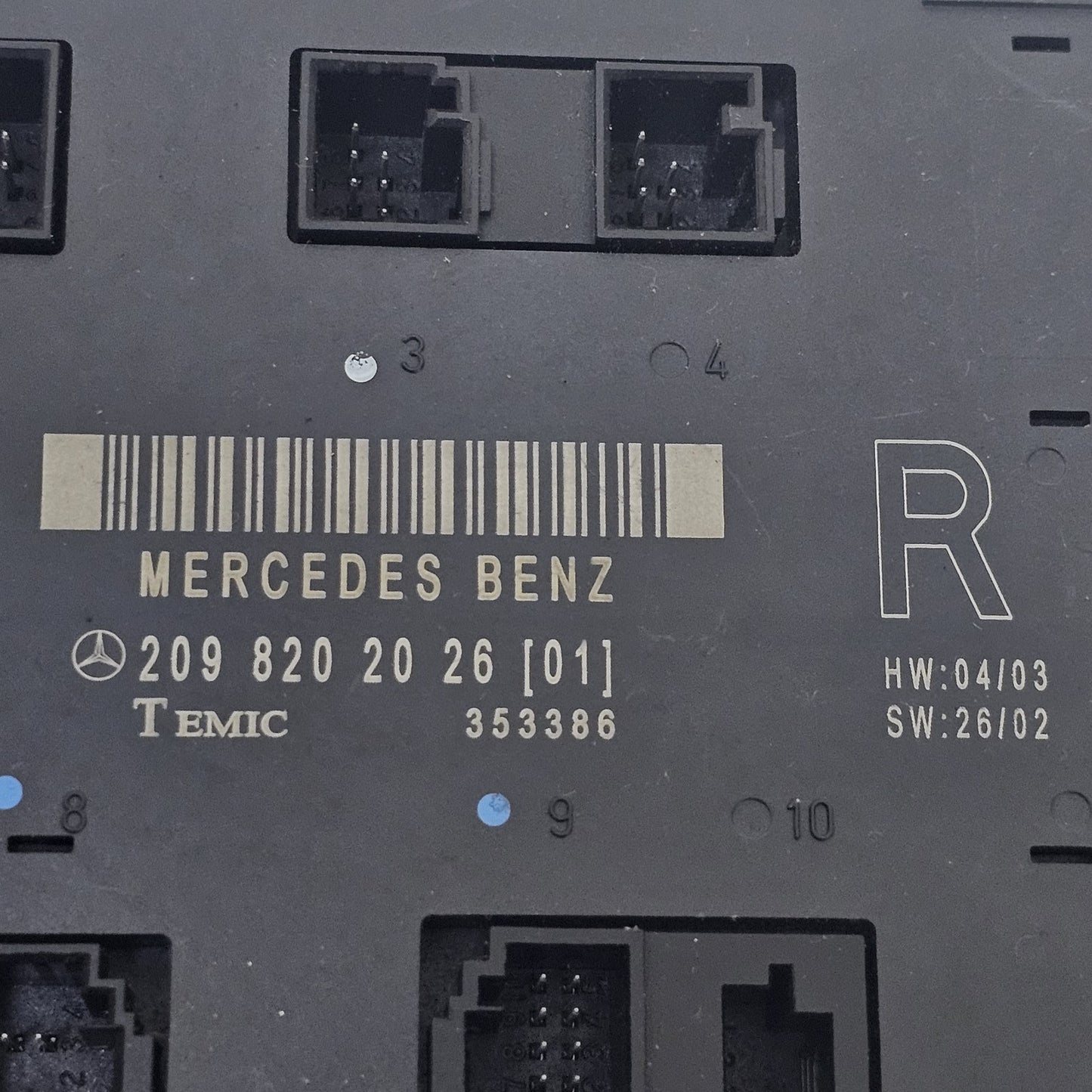 2003-2009 Mercedes-Benz CLK55 AMG Door Control Module Right Passenger 2098202026