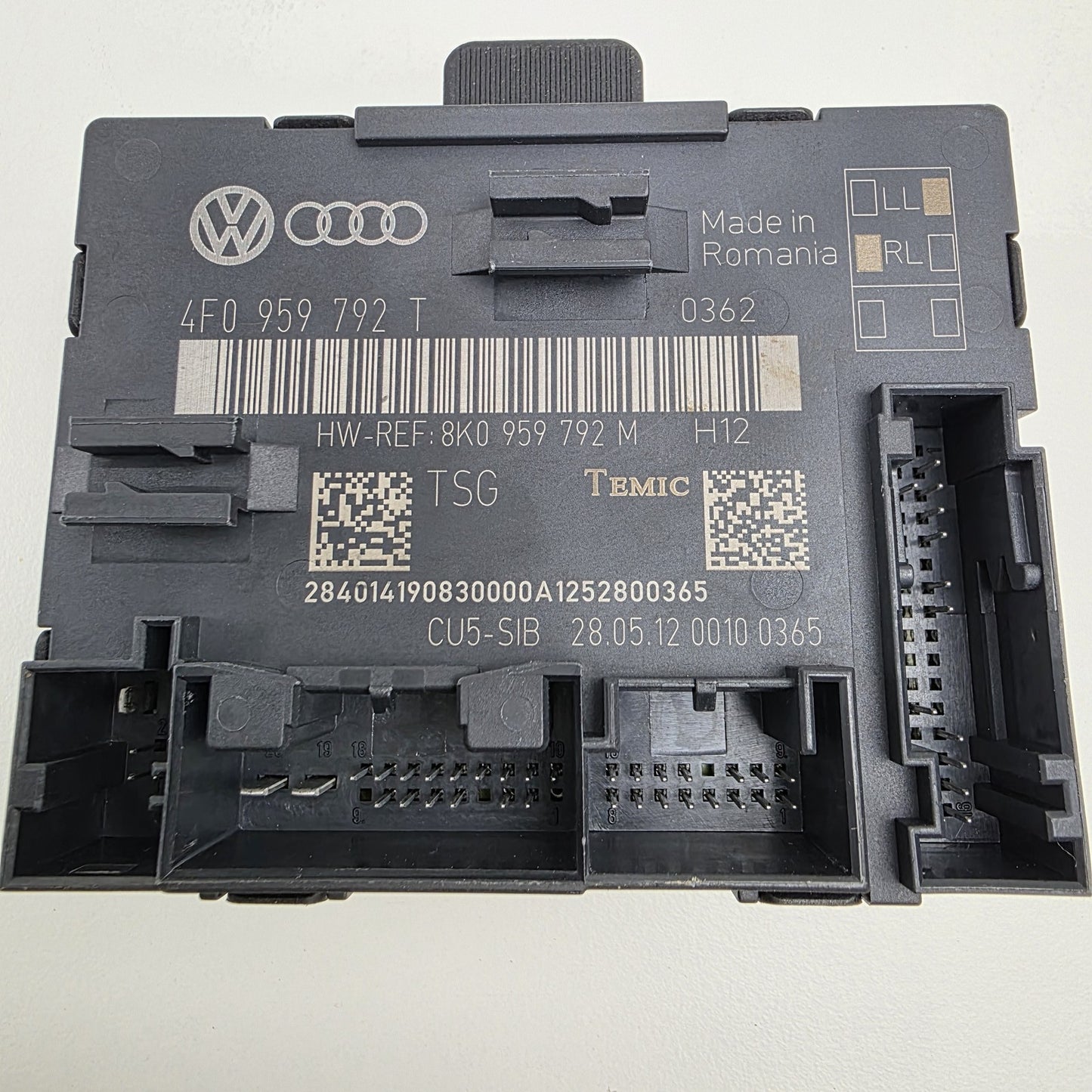 2004-2017 Audi A6 Power Window Control Module Front Right Door 4F0959792T
