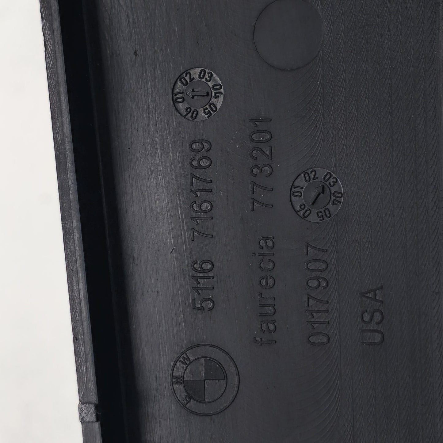 2007-2013 BMW X5 Rear wall, glovebox 51167161769