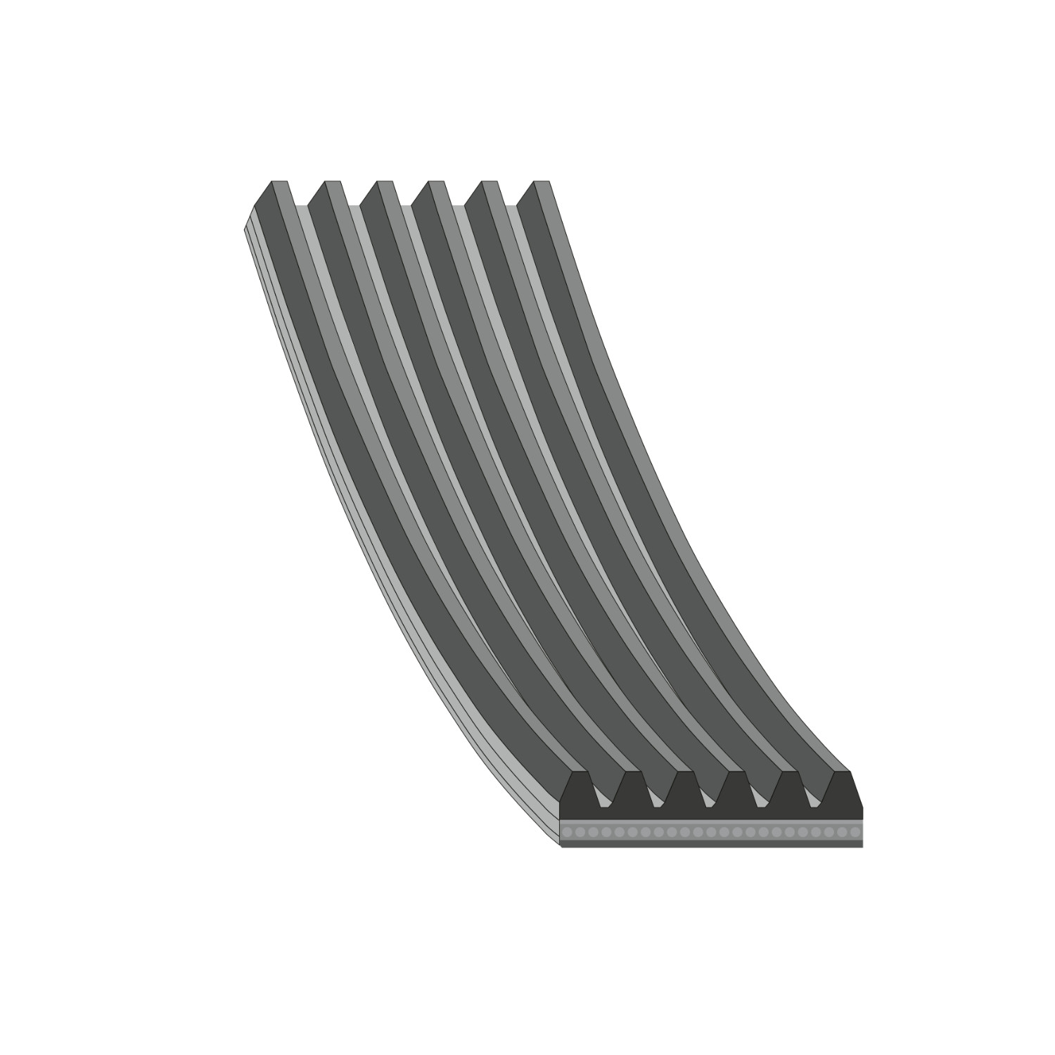 FEBI | Auxiliary Belt 28903 | OE 038 903 137 G | Fits Audi, Renault