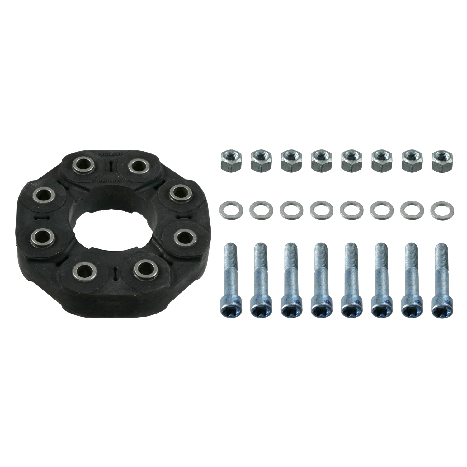 FEBI | Flexible Coupling Kit for propshaft 21199 | OE 906 411 00 15 S1 | Fits Mercedes-Benz C-Class, Mercedes-Benz E-Class, Mercedes-Benz S-Class