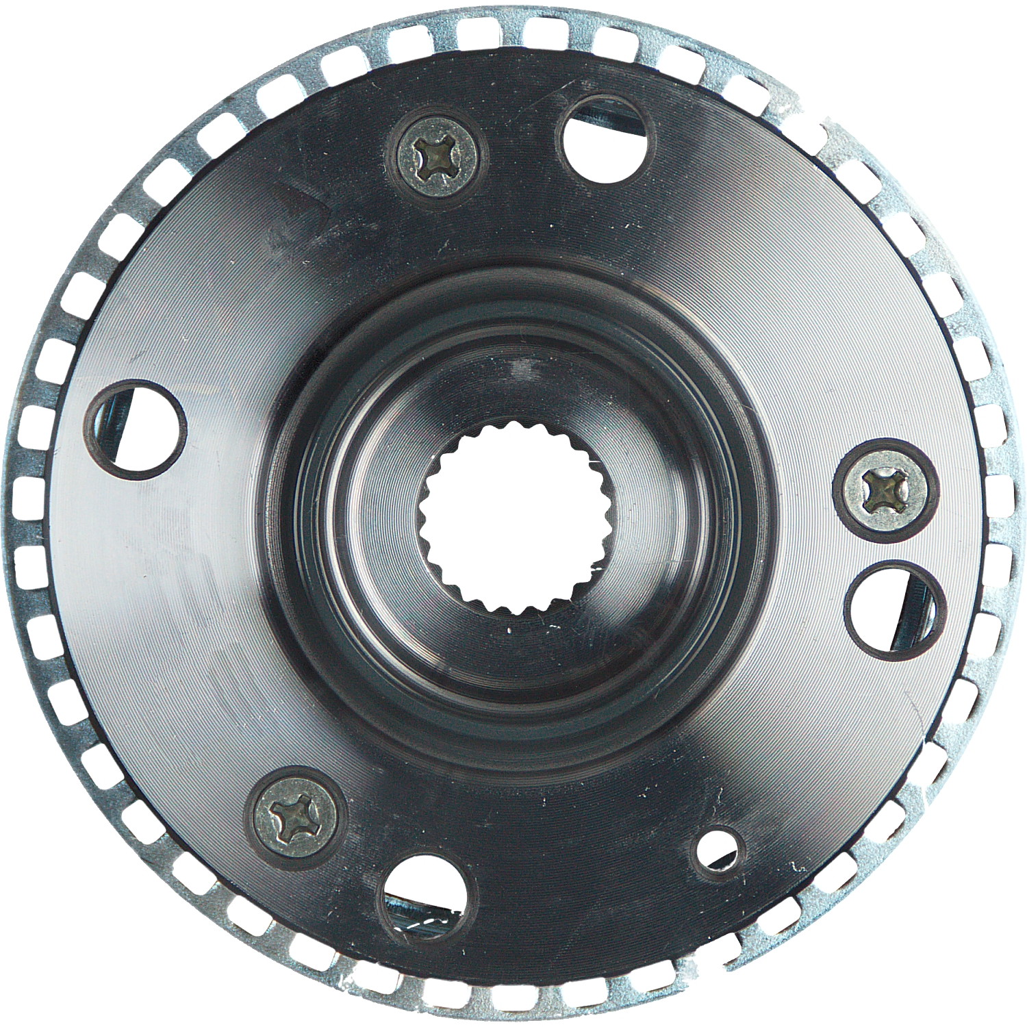 FEBI | Wheel Hub without wheel bearing, with ABS sensor ring 1902 | OE 6N0 407 613 | Fits Seat, Volkswagen (VW)