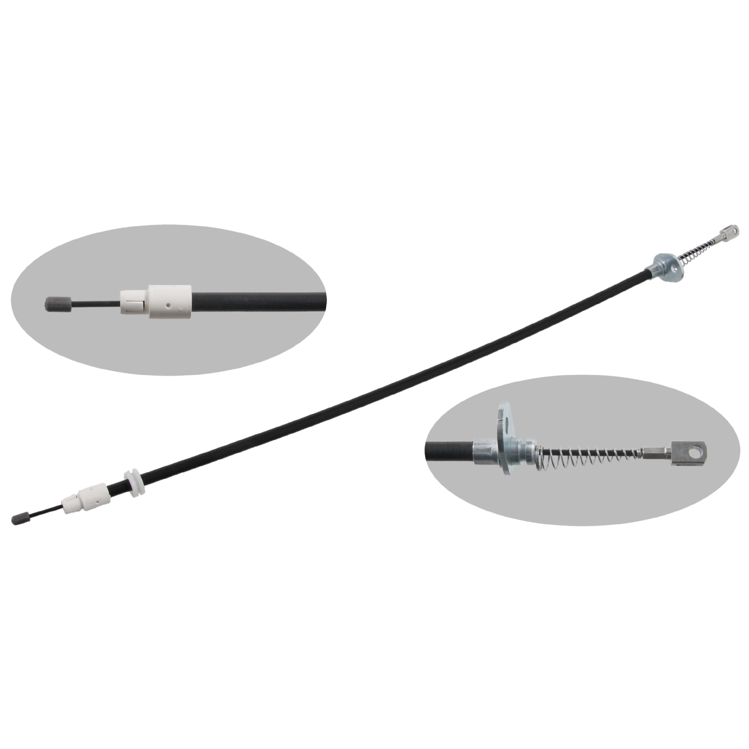 FEBI | Brake Cable 34905 | OE 204 420 25 85 | Fits Mercedes-Benz