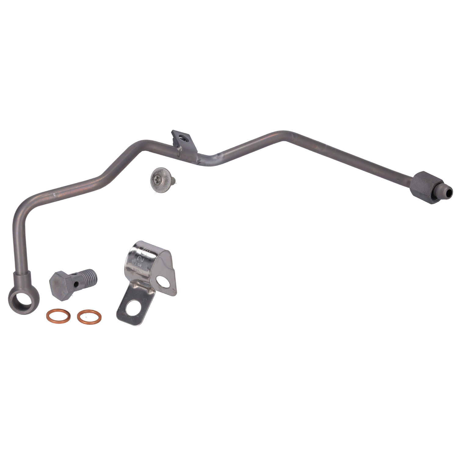 FEBI | Oil Feed Pipe Kit for turbocharger, inlet flow 191261 | OE 03L 145 771 AP S1 | Fits Audi, Seat