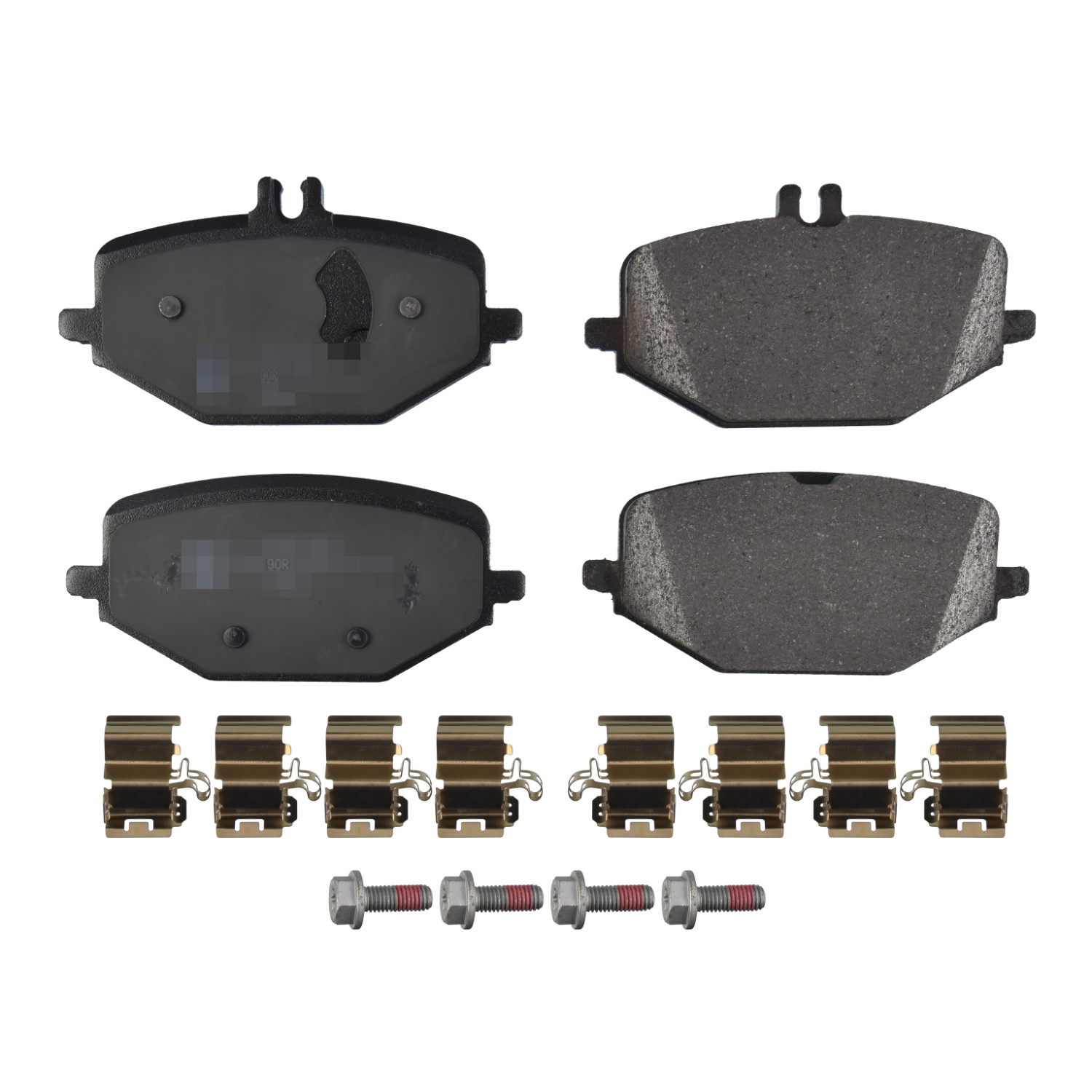 FEBI | Brake Pad Set with fastening material 178655 | OE 000 420 73 03 | Fits Mercedes-Benz, General Service Number