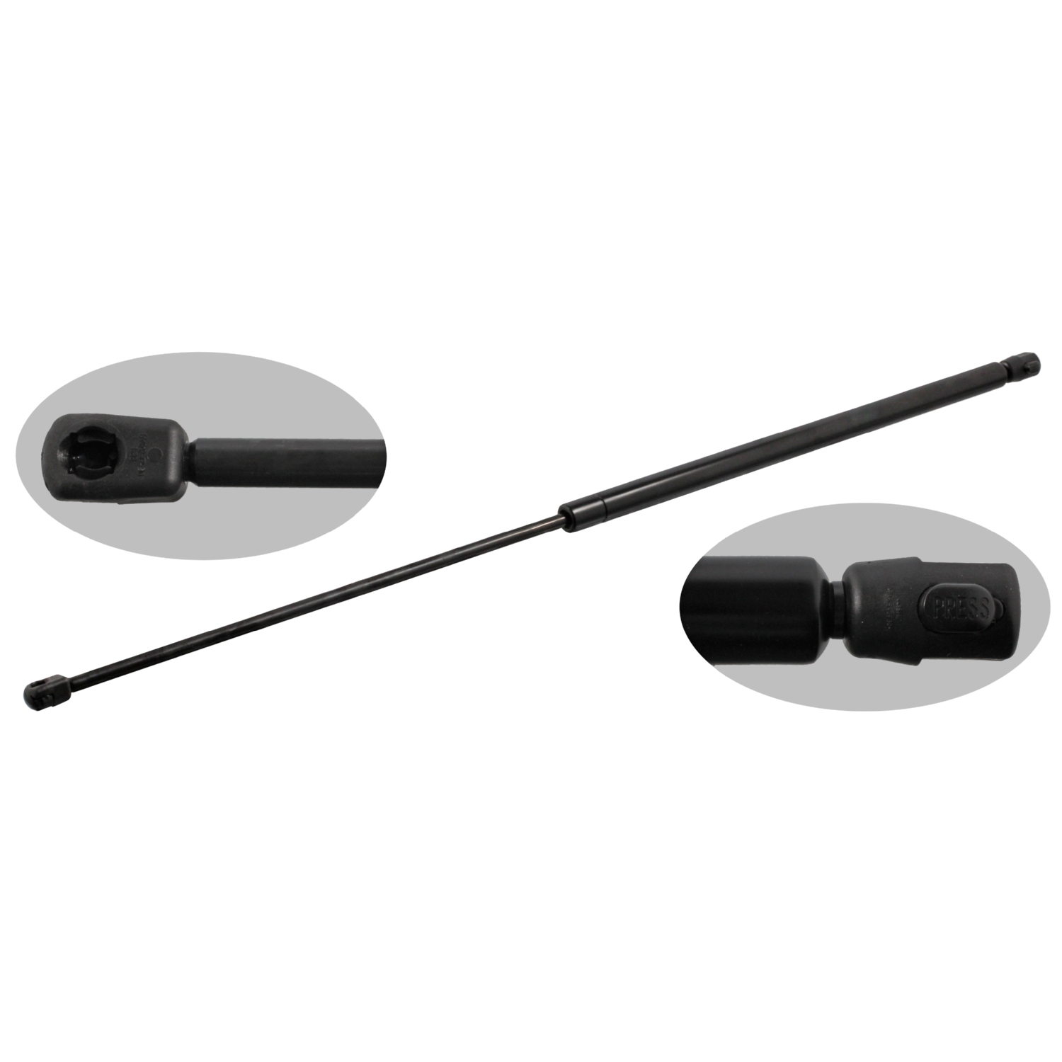 FEBI | Gas Spring for bonnet 24735 | OE 05101653AA | Fits Chrysler, Mercedes-Benz
