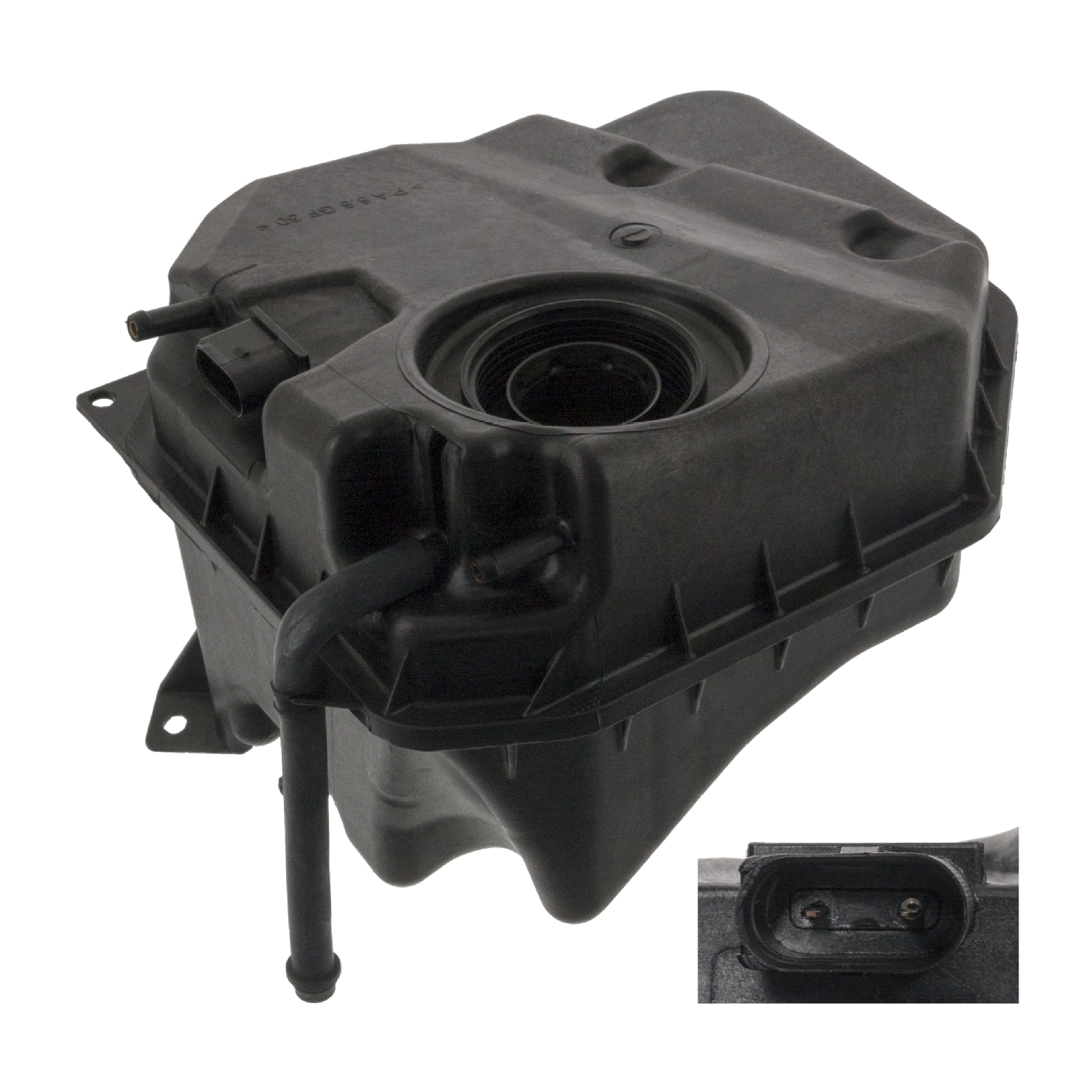 FEBI | Coolant Expansion Tank 49015 | OE 7L0 121 407 F | Fits Audi, Porsche