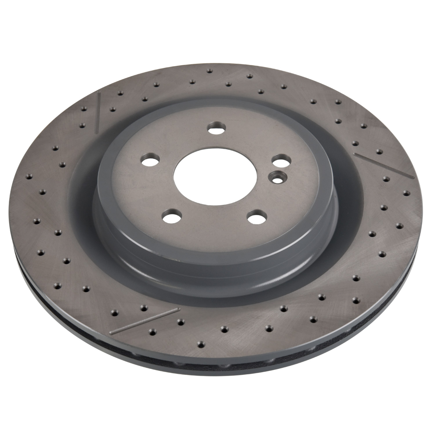 FEBI | Brake Disc 107722 | OE 172 423 01 12 | Fits Mercedes-Benz