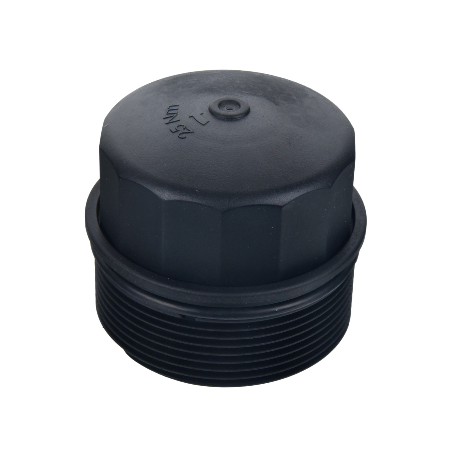 FEBI | Oil Filter Housing Cap with sealing ring 180090 | OE 104 184 06 08 S1 | Fits Mercedes-Benz