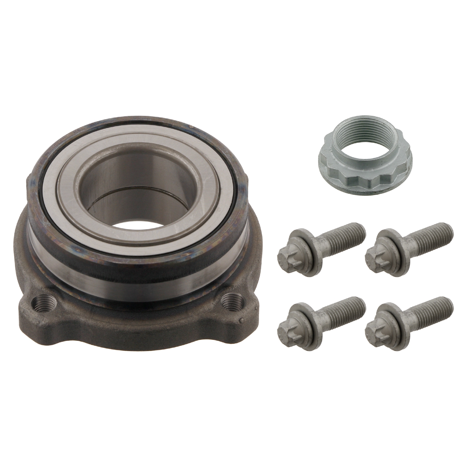 FEBI | Wheel Bearing Kit with wheel hub, ABS sensor ring and additional parts 28623 | OE 33 41 6 795 961 S1 | Fits BMW