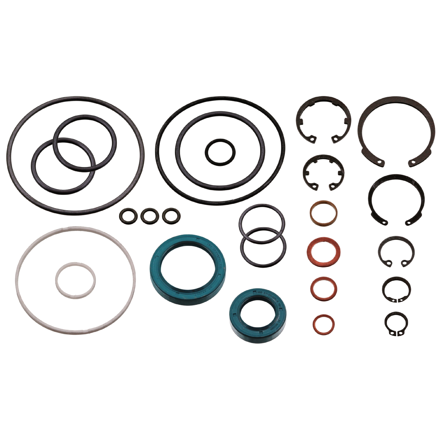 FEBI | Gasket Set for power steering system 6470 | OE 124 460 01 61 | Fits Mercedes-Benz