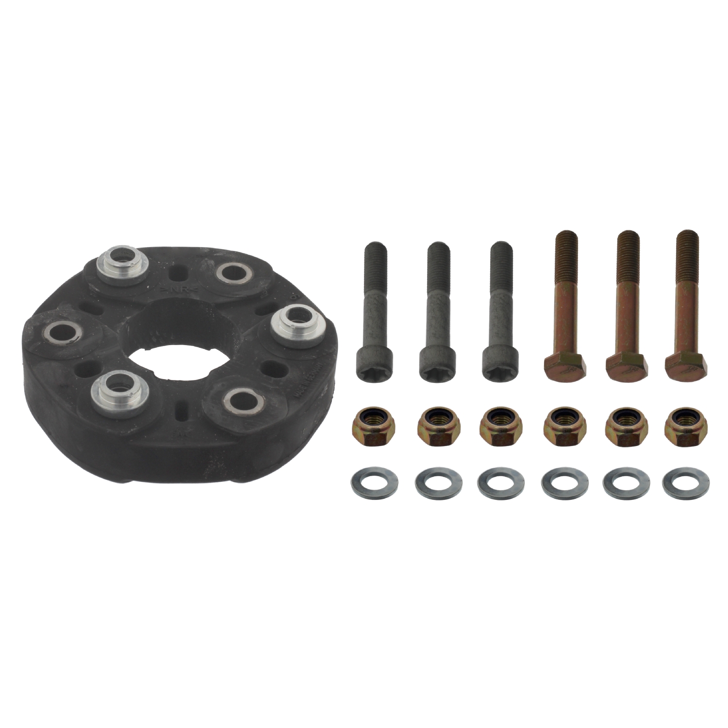 FEBI | Flexible Coupling Kit for propshaft 3480 | OE 140 410 03 15 | Fits Mercedes-Benz