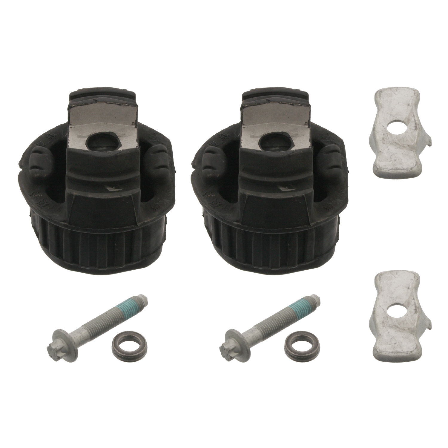 FEBI | Axle Beam Mounting Kit with bolts 2497 | OE 202 350 34 08 | Fits Mercedes-Benz
