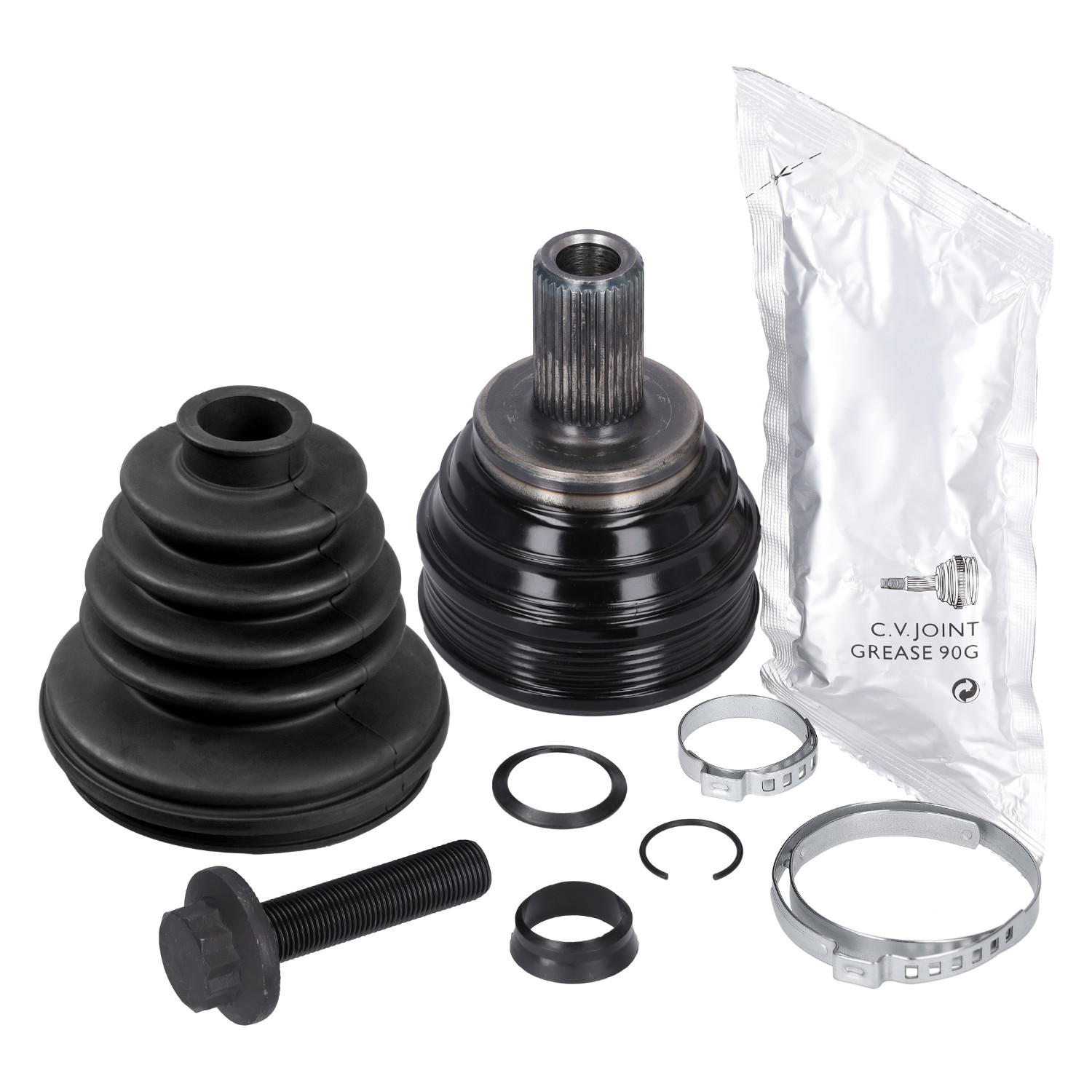 FEBI | Drive Shaft Joint Kit 109399 | OE 1K0 498 099 | Fits Audi, Seat