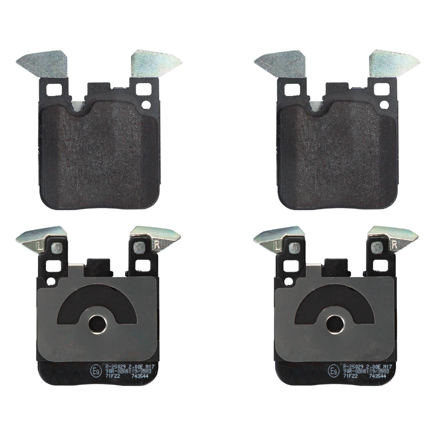 FEBI | Brake Pad Set 16909 | OE 34 21 6 887 576 | Fits BMW, General Service Number