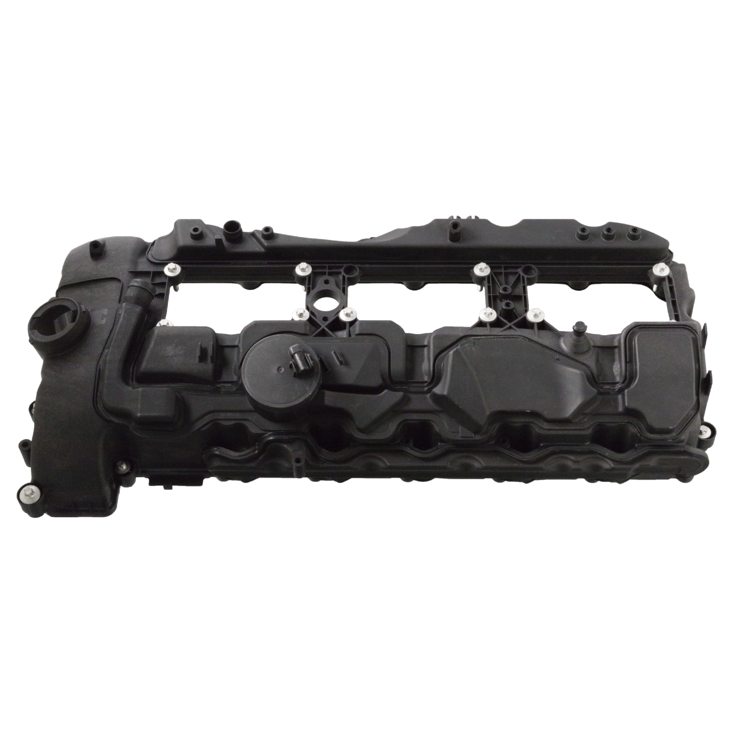 FEBI | Rocker Cover with vent valve and gasket 103102 | OE 11 12 7 570 292 | Fits BMW 3 Series, BMW 5 Series