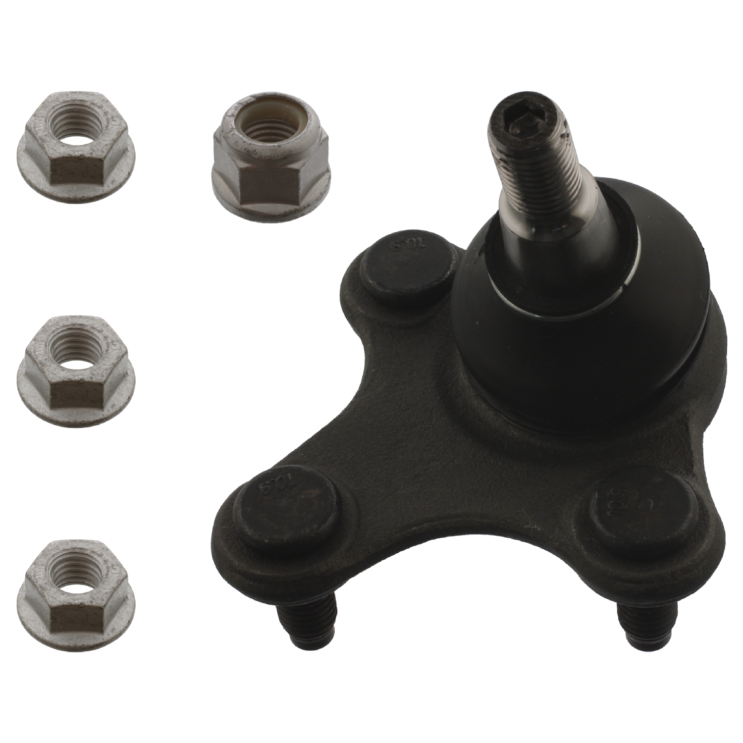 FEBI | Ball Joint with lock nuts 40669 | OE 5WA 407 366 S1 | Fits Audi, CUPRA