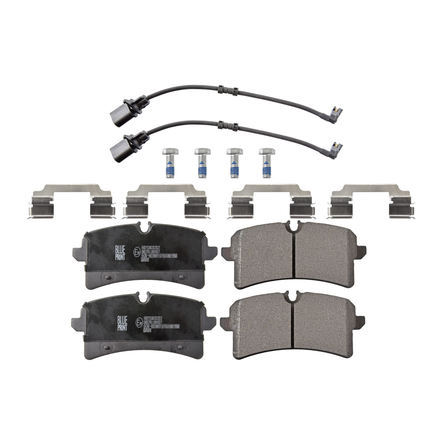 FEBI | Brake Pad Set with fastening material 116341 | OE 4H6 698 451 | Fits Audi, Porsche