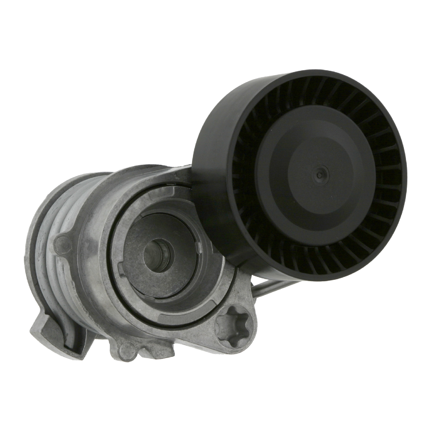 FEBI | Tensioner Assembly for auxiliary belt 23650 | OE 11 28 7 512 758 | Fits BMW, BMW-Brilliance