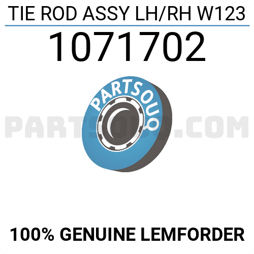 LEMFORDER | LEM Tie Rod Assy Lh/rh W123 1071702 | OE not available | Fits Mercedes-Benz W123
