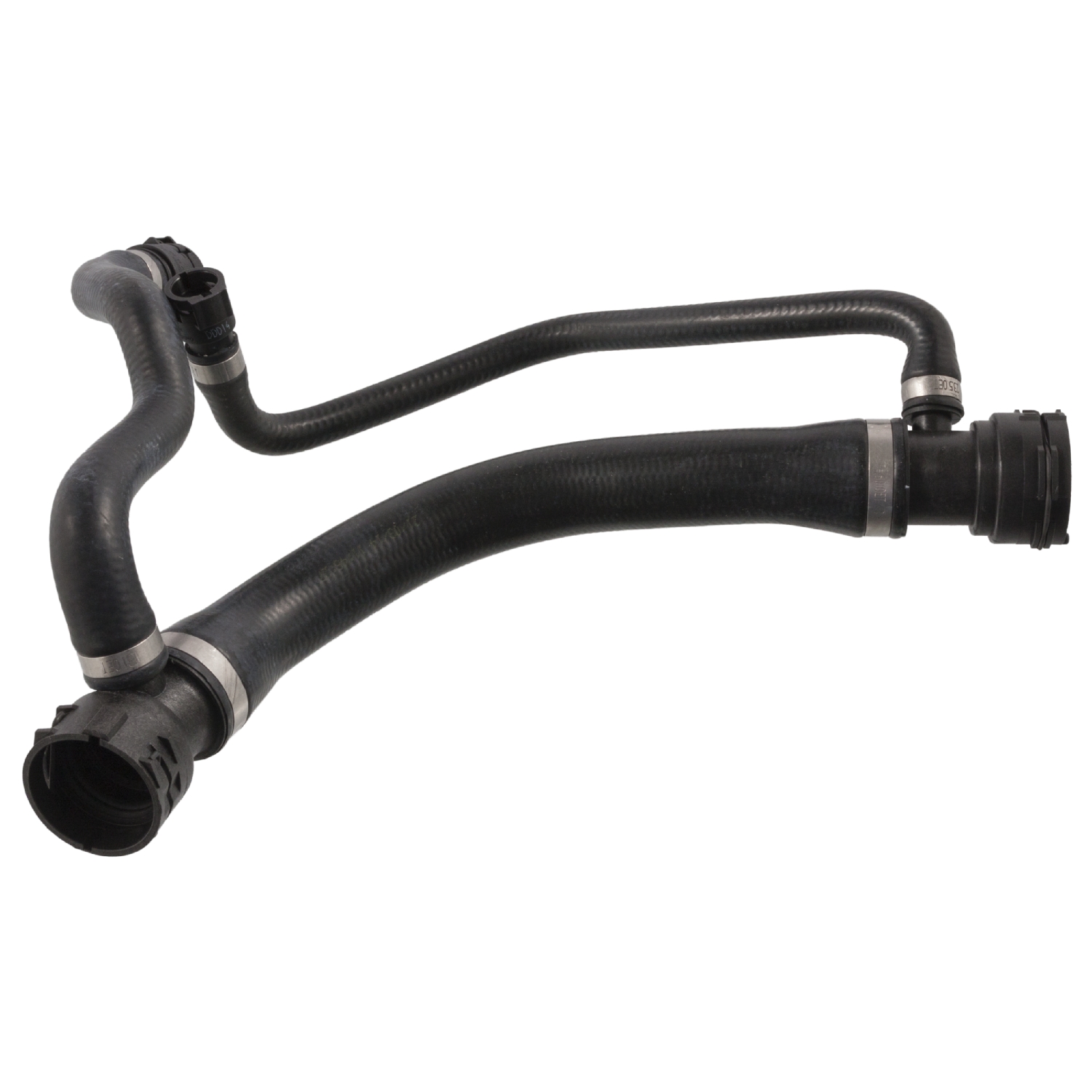 FEBI | Coolant Hose with quick connectors 45985 | OE 17 12 7 535 742 | Fits BMW