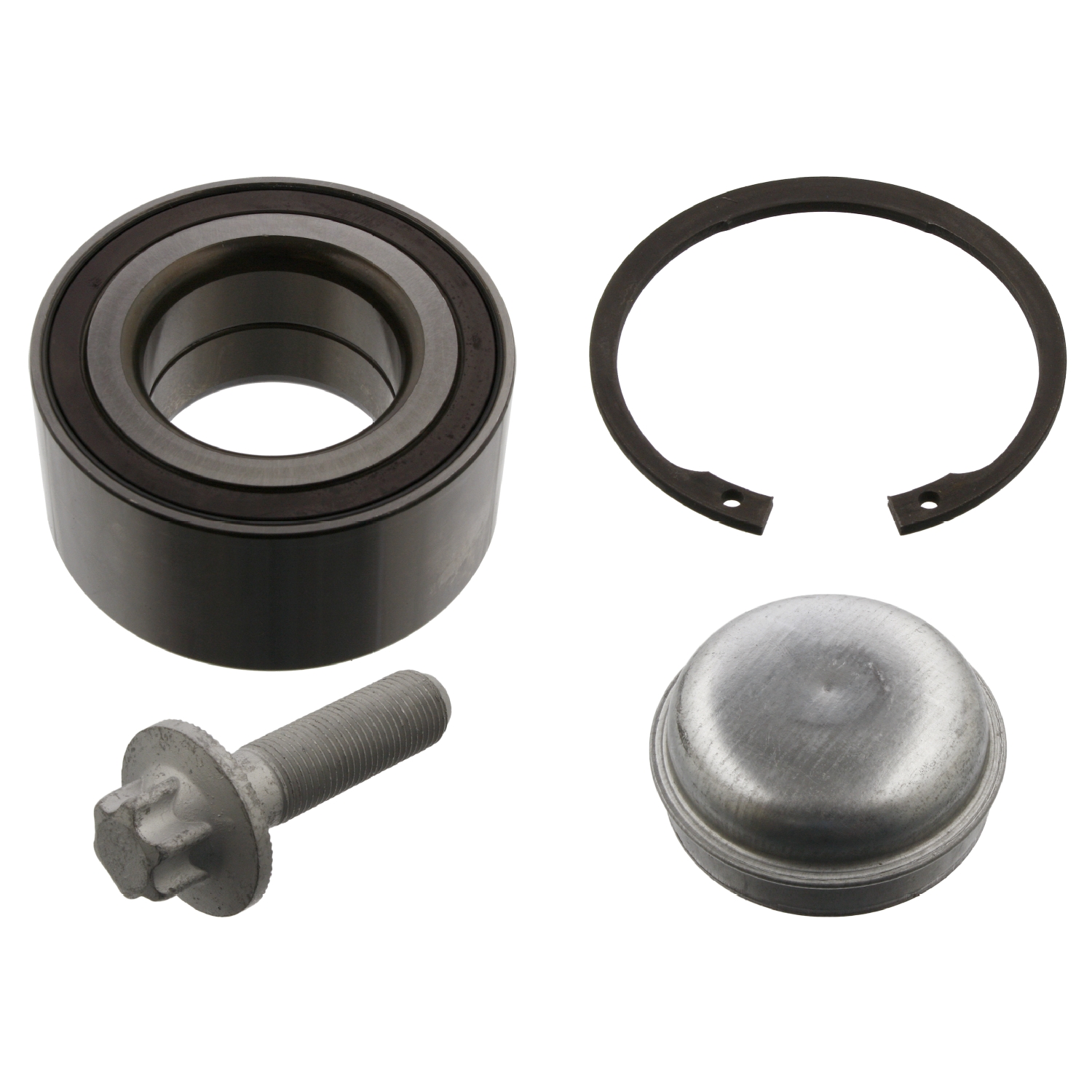 FEBI | Wheel Bearing Kit with ABS sensor ring and additional parts 24507 | OE 169 981 00 06 S1 | Fits Mercedes-Benz