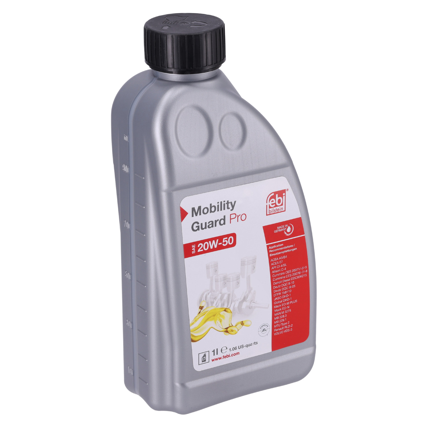 FEBI | Engine Oil SAE 20W-50 32921 | OE MB 229.1 | Fits Mercedes-Benz, Universal