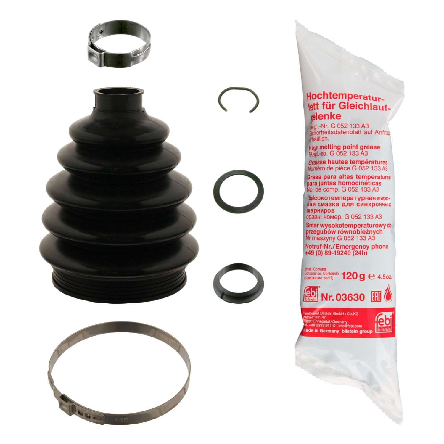 FEBI | CV Boot Kit 29609 | OE 1K0 498 203 | Fits Audi, CUPRA