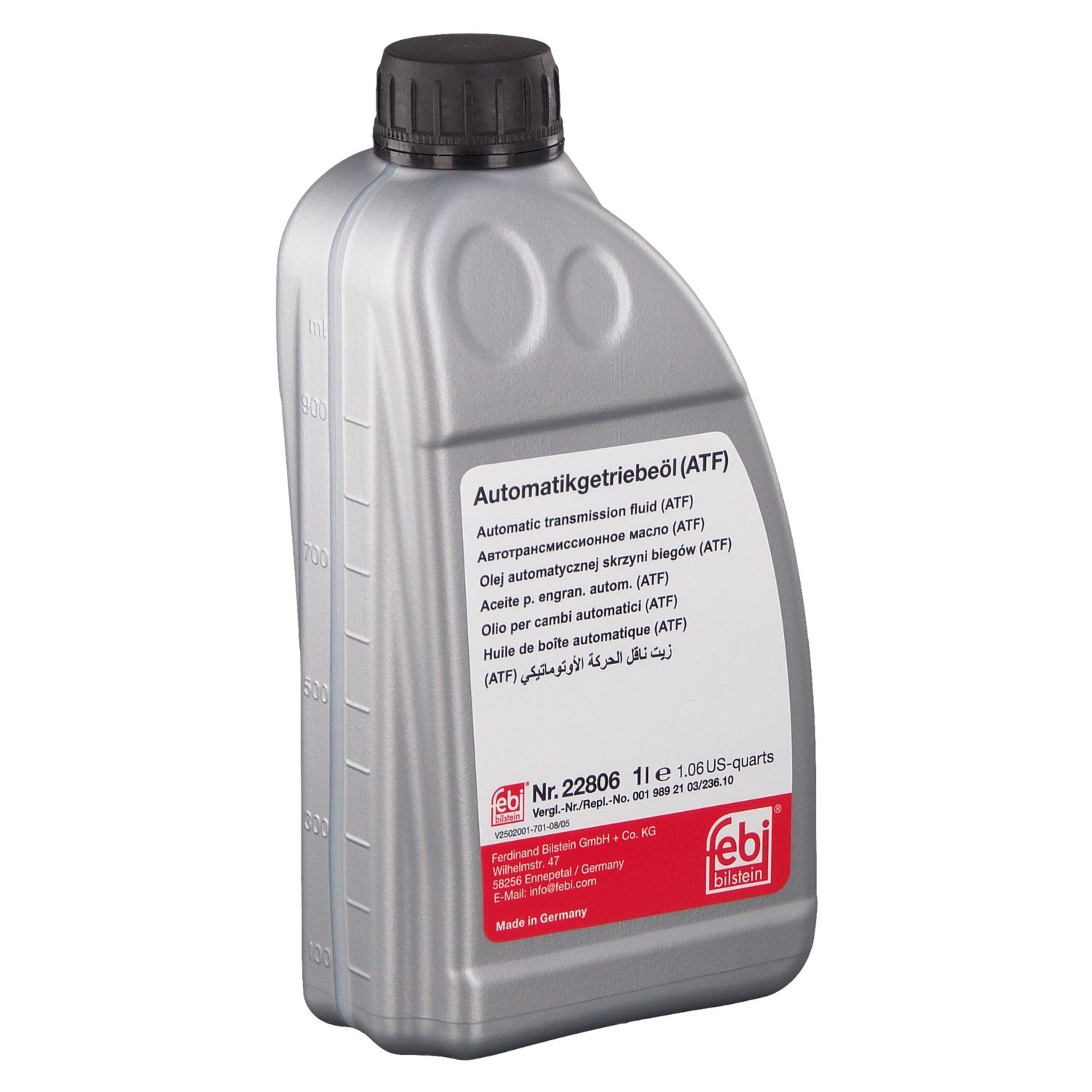 FEBI | Automatic Transmission Fluid (ATF) for autom. transmission, converter and 22806 | OE 52107891AA | Fits Acura, Ford