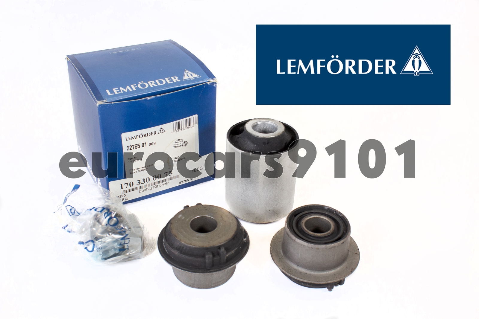 LEMFORDER | Mercedes Control Arm Bushing Kit - Lemforder 1703300075KT 2275501 | OE not available | Fits C220, C230, C280, C36 AMG, C43 AMG, SLK230, & more