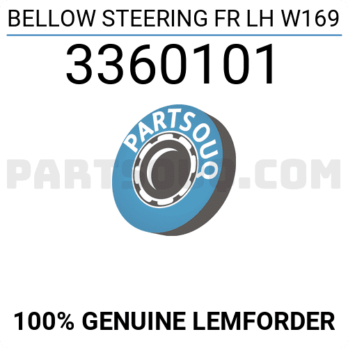 LEMFORDER | LEM Bellow Steering FR LH W169 3360101 | OE not available | Fits Mercedes-Benz A-Class