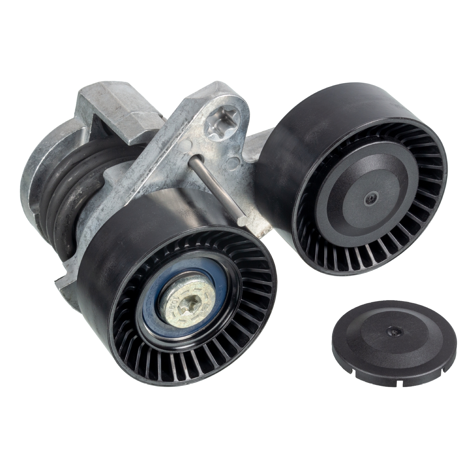FEBI | Tensioner Assembly for auxiliary belt, with bolt 48742 | OE 11 28 7 582 946 | Fits BMW 3 Series