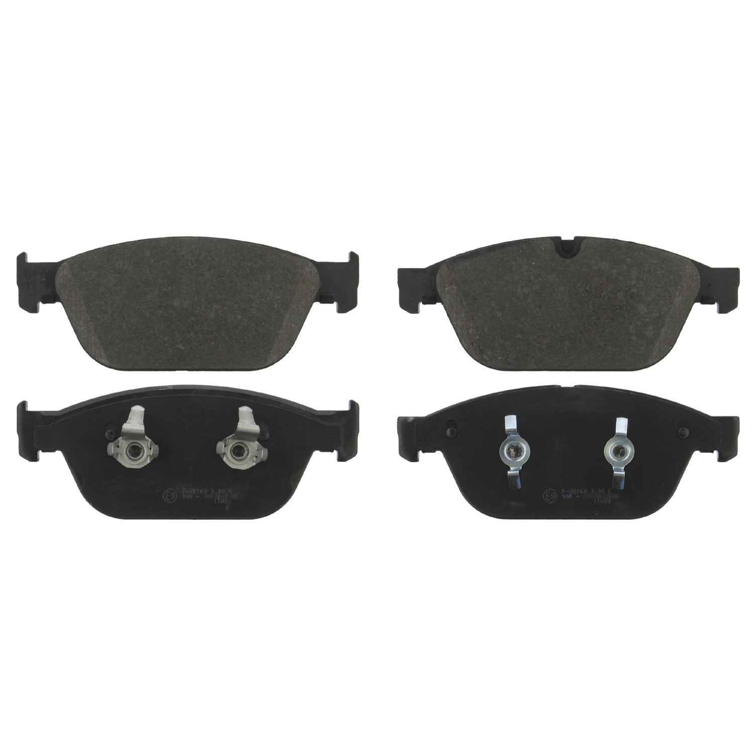 FEBI | Brake Pad Set 16822 | OE 8R0 698 151 R | Fits Audi, General Service Number