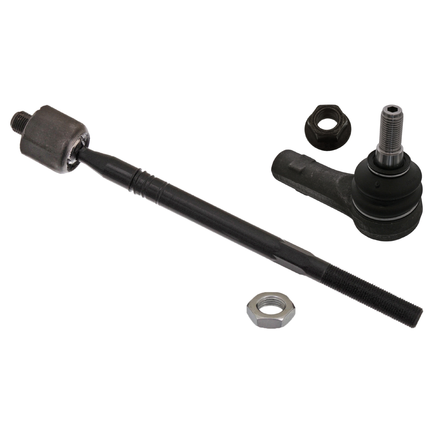 FEBI | Tie Rod with lock nut 37206 | OE 7L0 422 804 D | Fits Audi, Porsche