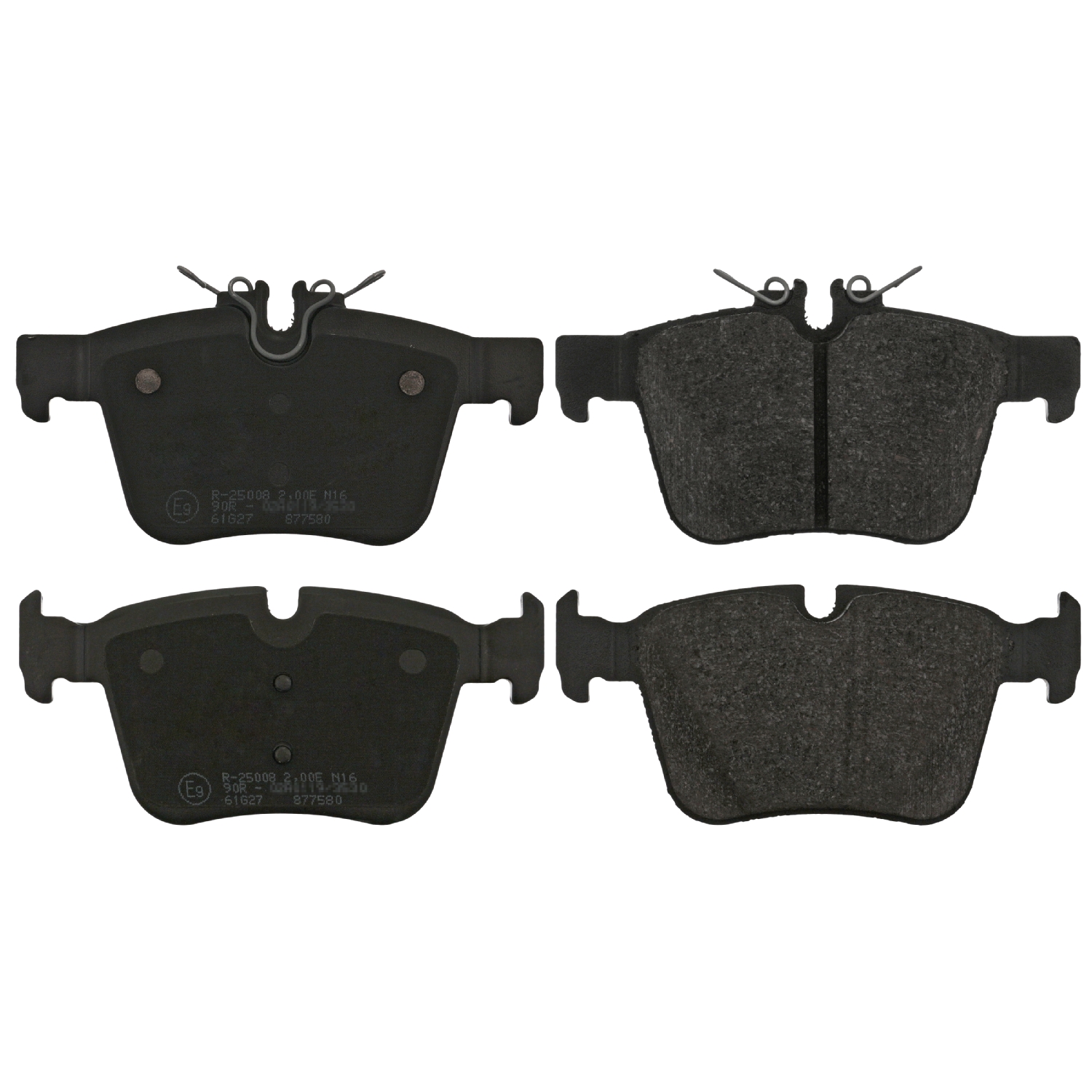 FEBI | Brake Pad Set 16989 | OE 008 420 14 20 | Fits Mercedes-Benz