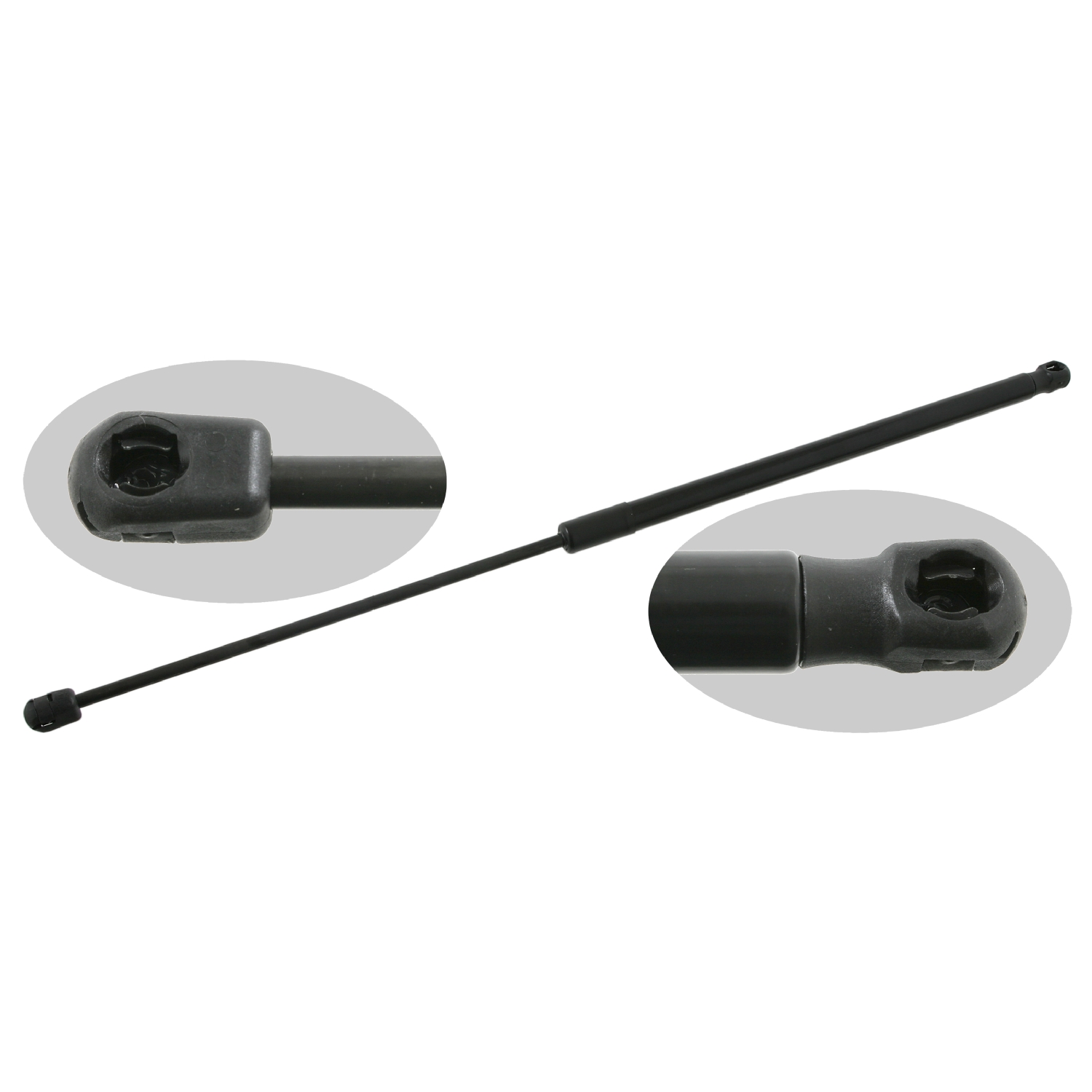FEBI | Gas Spring for bonnet 27743 | OE 211 880 00 29 | Fits Mercedes-Benz
