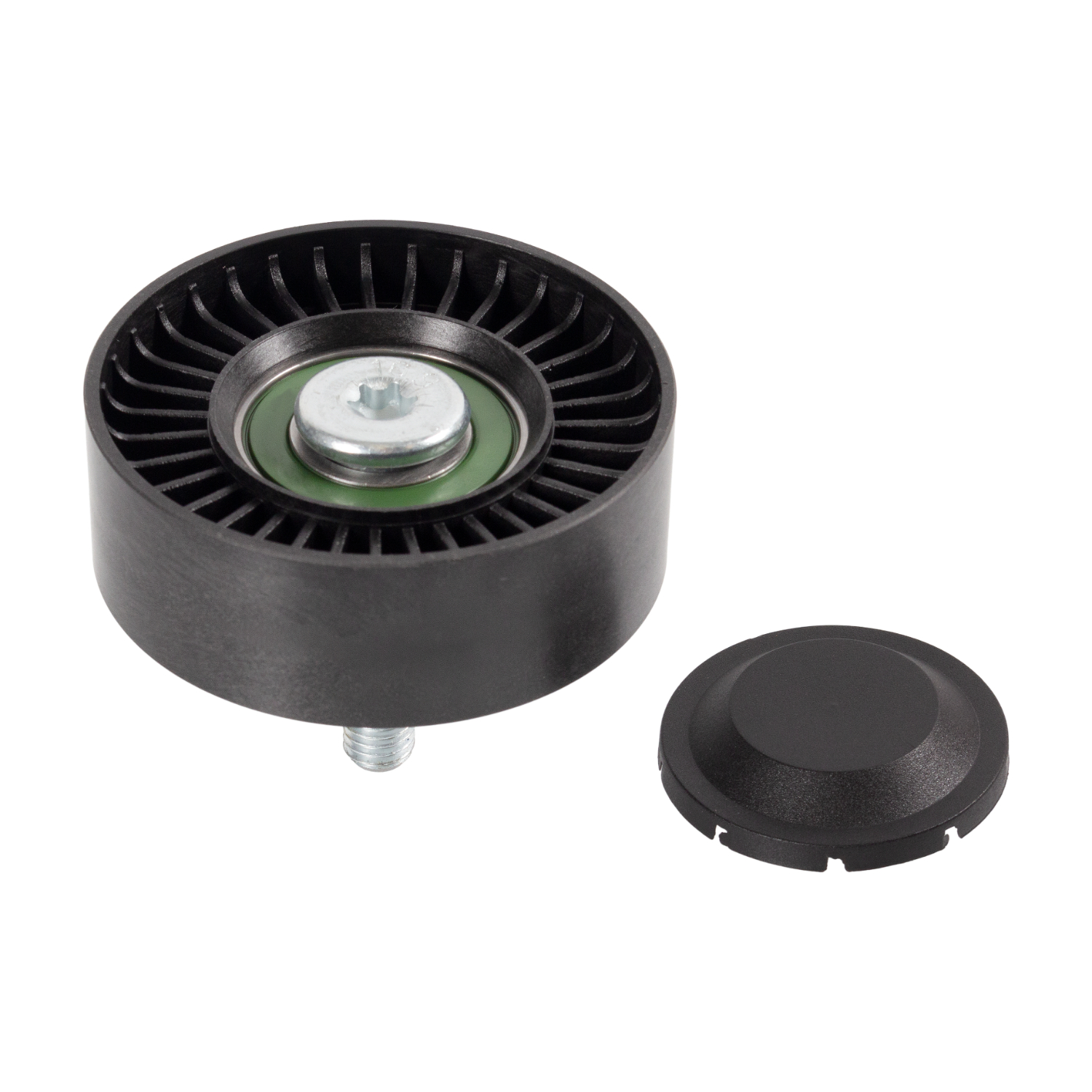 FEBI | Idler Pulley for auxiliary belt, with bolt 22744 | OE 11 28 7 516 847 | Fits BMW, BMW-Brilliance