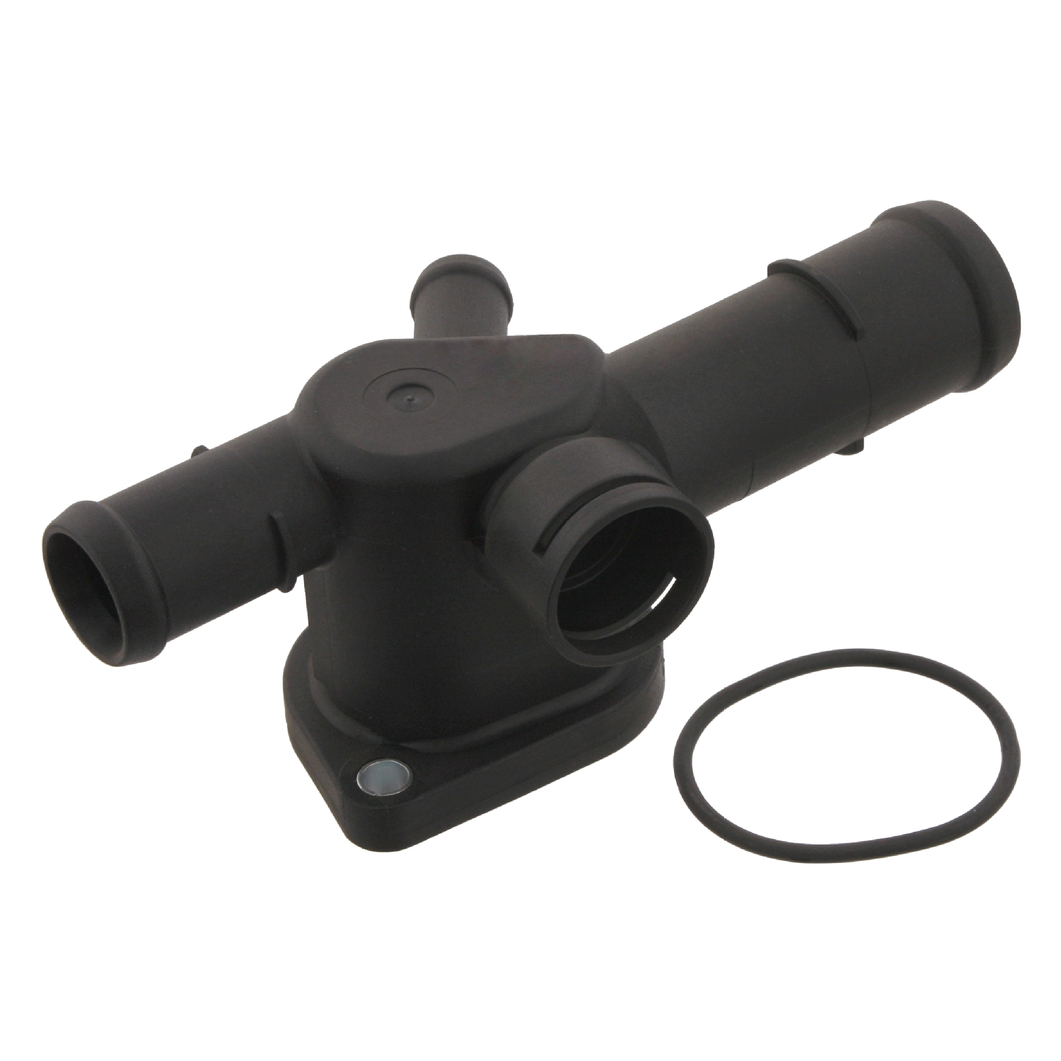FEBI | Coolant Flange for cylinder head, with seal 29888 | OE 06A 121 132 R | Fits Volkswagen Jetta