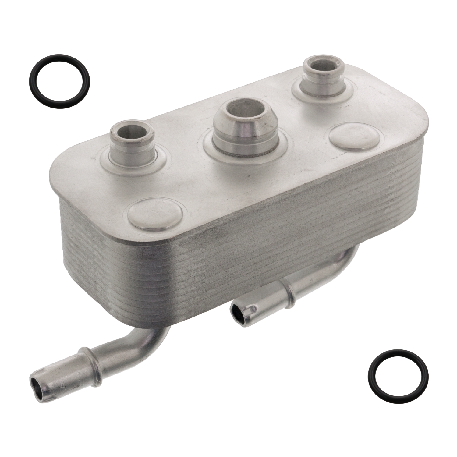 FEBI | Oil Cooler for automatic transmission, with seal rings 100128 | OE 17 22 7 505 826 | Fits BMW