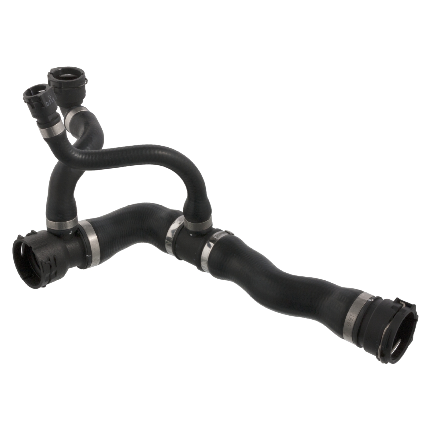 FEBI | Coolant Hose with quick connectors 46037 | OE 17 12 7 519 255 | Fits BMW