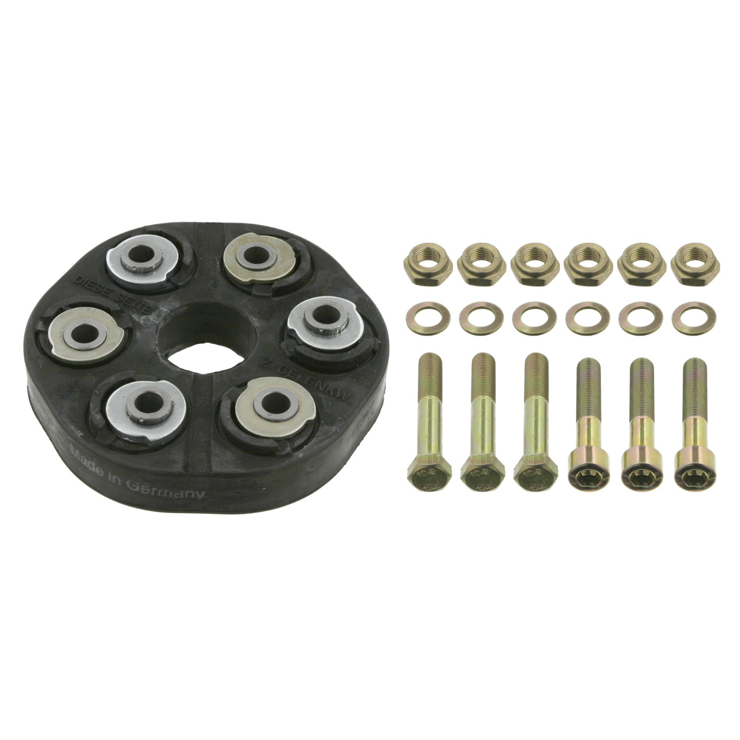 FEBI | Flexible Coupling Kit for propshaft 1975 | OE 124 410 06 15 | Fits Mercedes-Benz E-Class, Mercedes-Benz 190E