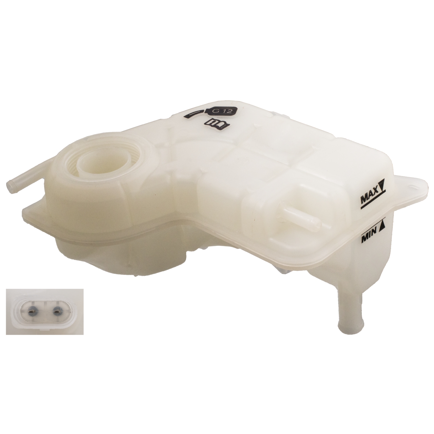 FEBI | Coolant Expansion Tank 104823 | OE 8E0 121 403 E | Fits Audi