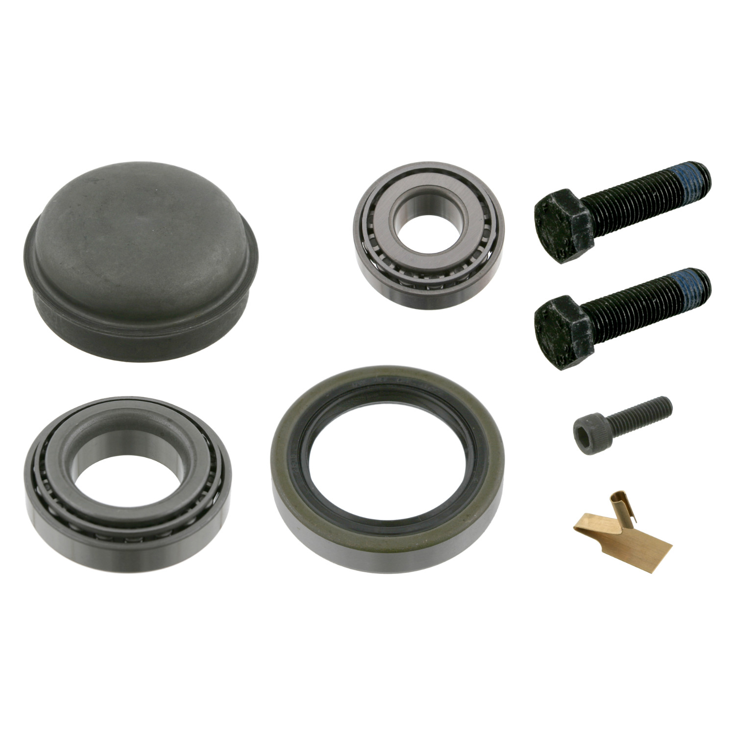 FEBI | Wheel Bearing Kit with additional parts 5141 | OE 201 330 01 51 | Fits Mercedes-Benz 190E