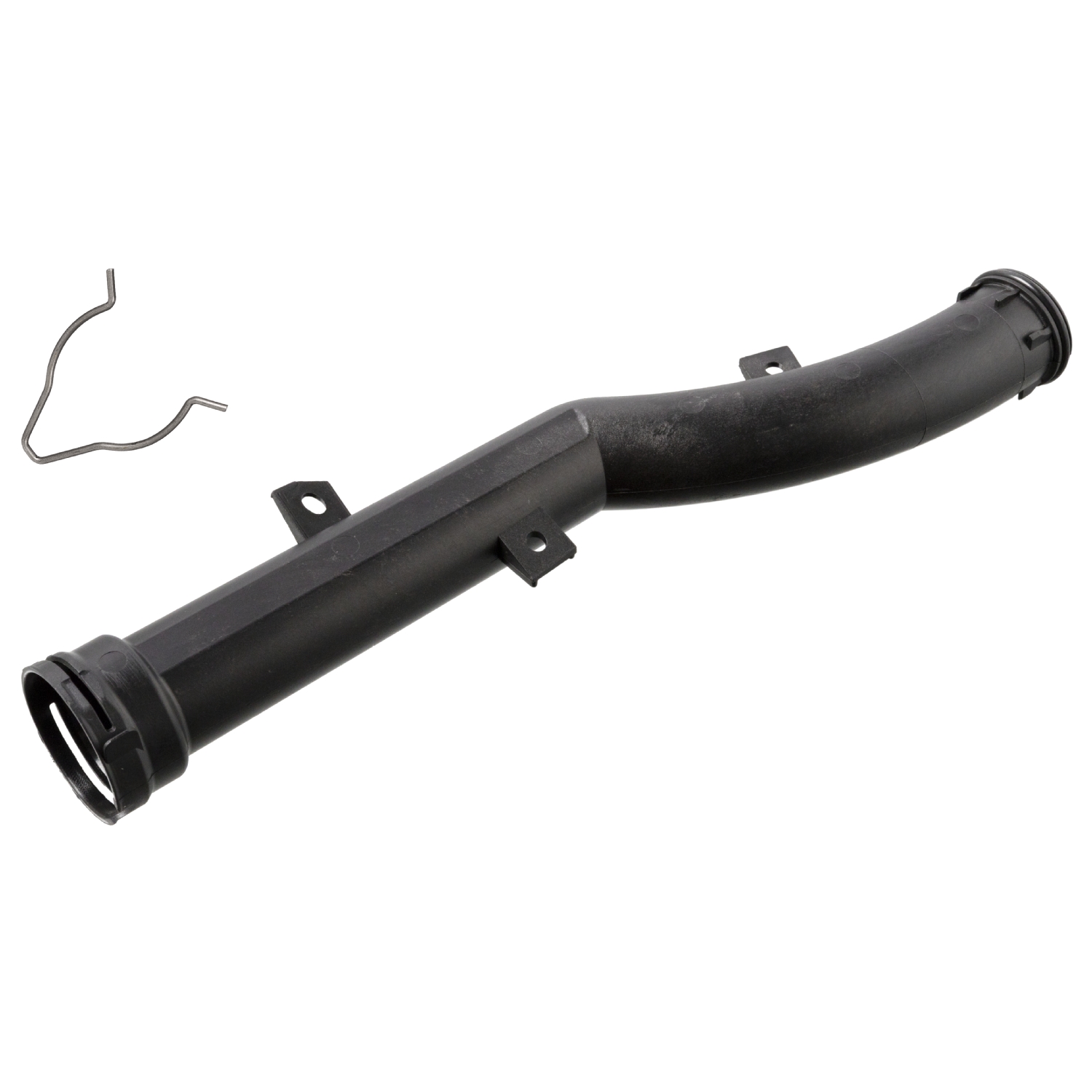 FEBI | Coolant Pipe with clamp and and seal ring 103135 | OE 11 53 7 589 713 S1 | Fits MINI