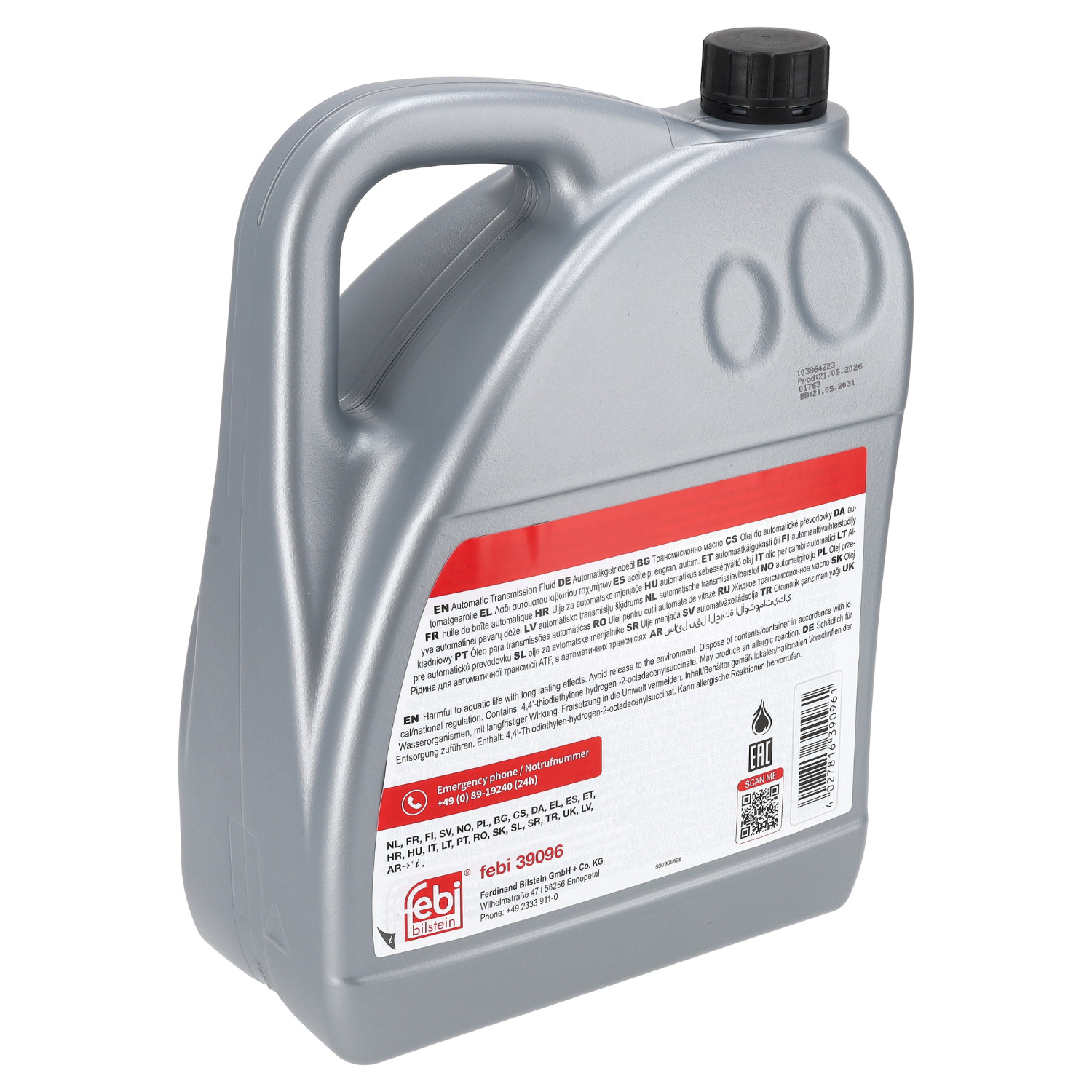 FEBI | Automatic Transmission Fluid (ATF 39096 | OE 08200-9016A | Fits Acura, Aston Martin