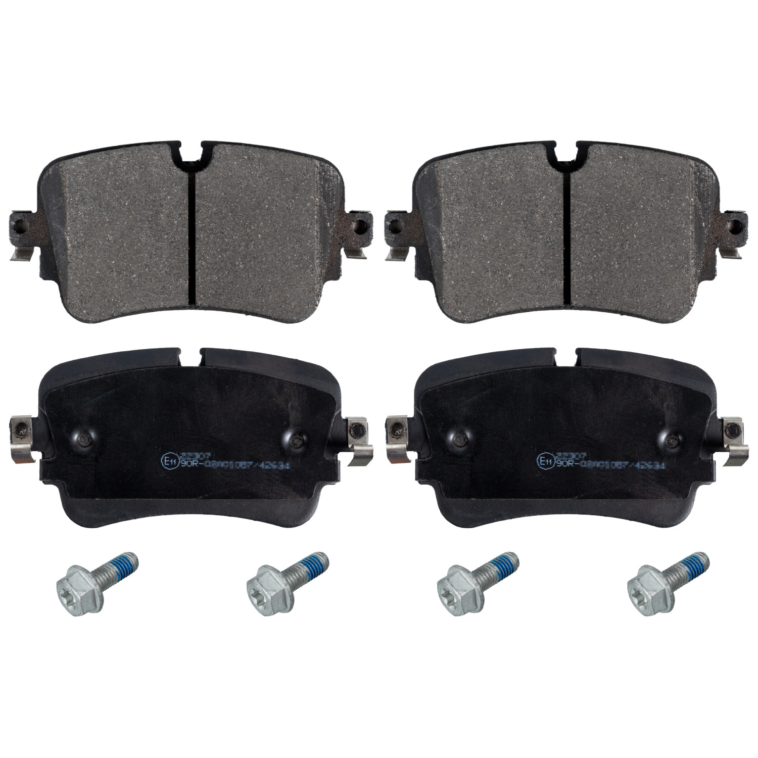 FEBI | Brake Pad Set with bolts 116231 | OE 4M0 698 451 P | Fits Audi, Volkswagen (VW)