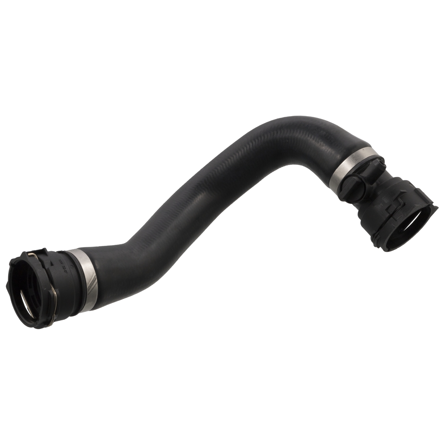 FEBI | Coolant Hose with quick connectors 103323 | OE 4F0 121 055 F | Fits Audi