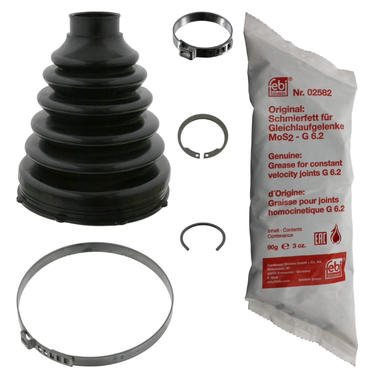 FEBI | CV Boot Kit 24031 | OE 31 60 7 565 315 | Fits BMW