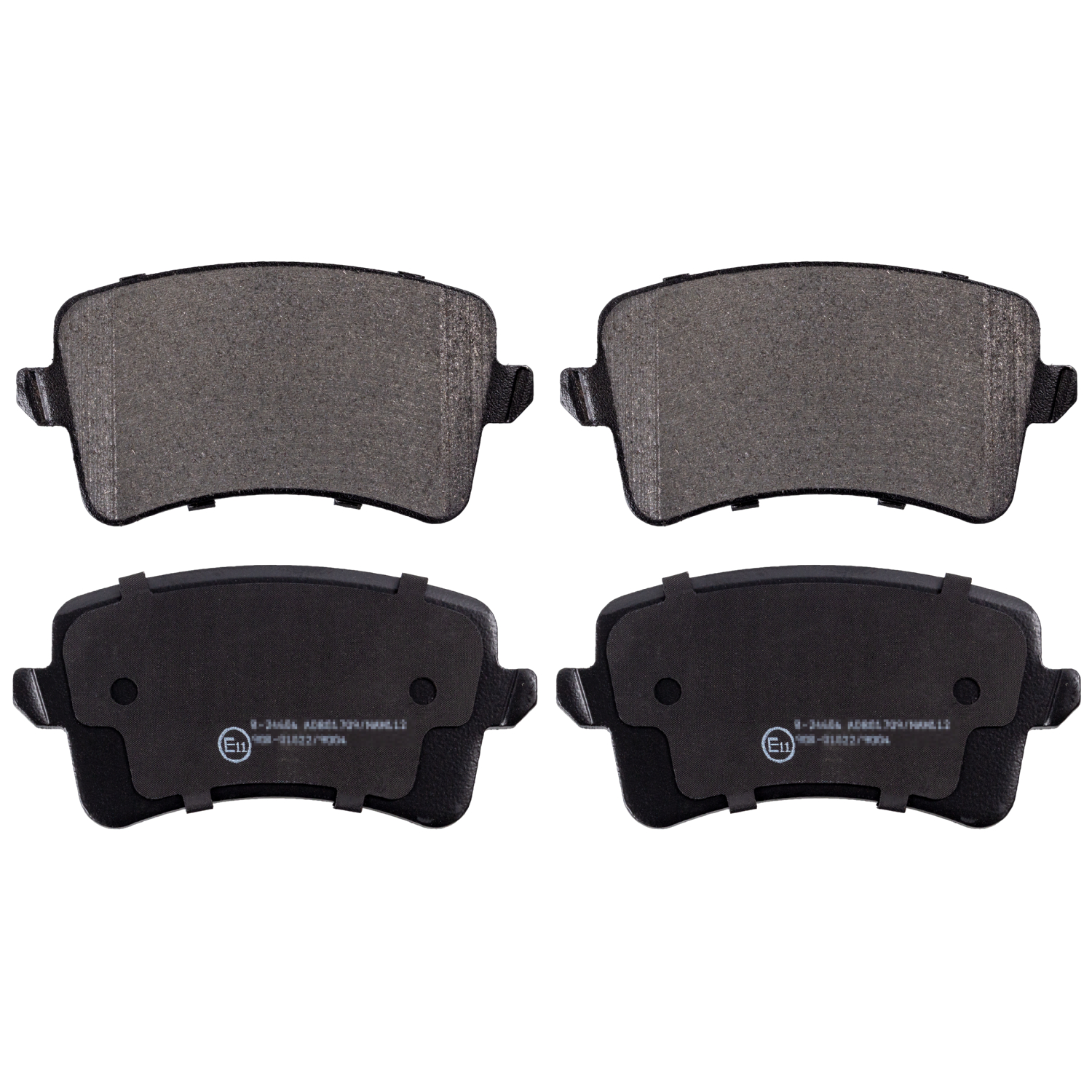 FEBI | Brake Pad Set 16755 | OE 8K0 698 451 | Fits Audi, General Service Number